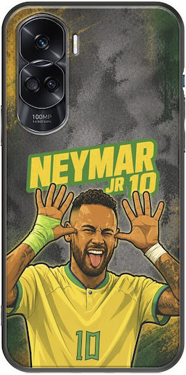 Husă World Stars Collection Neymar Jr Honor 90 Lite 5g Black TPU Siliconă Neagră