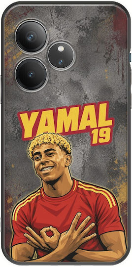 Husă World Stars Collection Lamine Yamal Realme GT 6T 5G Neagră TPU Silicon