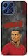 World Stars Collection Cristiano Ronaldo Honor X8 Flexible TPU Transparent Silicone Mobile Phone Case
