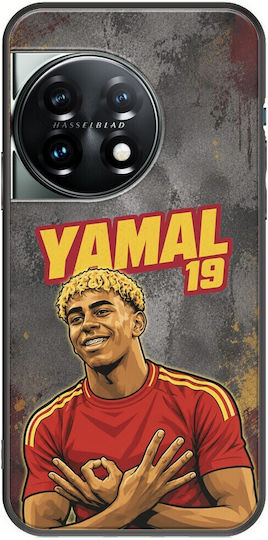 Калъф World Stars Collection Lamine Yamal OnePlus 11 5G Черен TPU Силикон