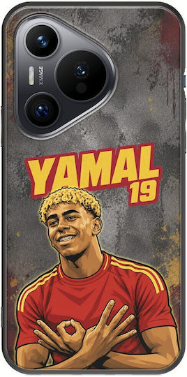 World Stars Collection Lamine Yamal Huawei Pura 70 Black TPU Black Silicone Case