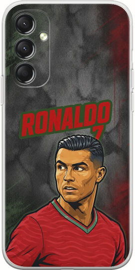 Калъф World Stars Collection Cristiano Ronaldo Samsung Galaxy M34 5g Гъвкав TPU Прозрачен Силикон