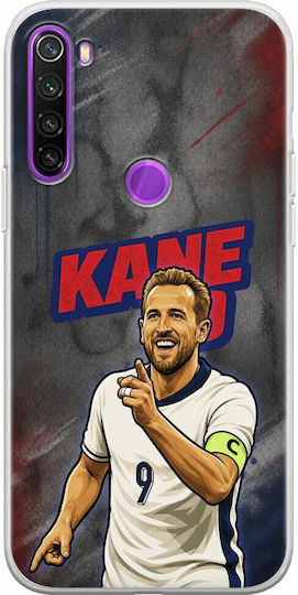 World Stars Collection Harry Kane Xiaomi Redmi Note 8 2021 Flexible TPU Transparent Silicone Case