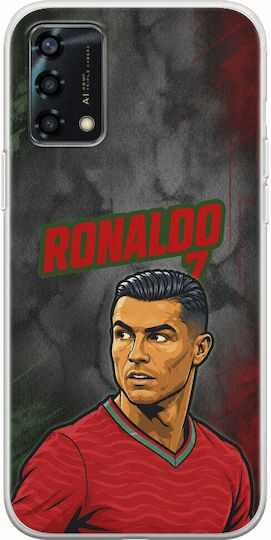 World Stars Collection Cristiano Ronaldo Case Oppo A94 5g Flexible TPU Transparent Silicone