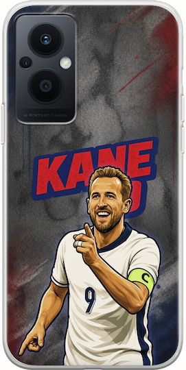 World Stars Collection Harry Kane Case Oppo Reno 8 Lite Flexible TPU Transparent Silicone