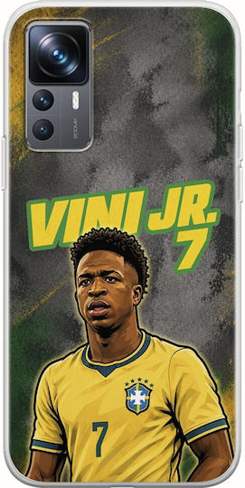 Husă World Stars Collection Vinicius Junior Xiaomi 12T 12T Pro Flexibilă TPU Silicon Transparentă
