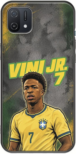 Θήκη World Stars Collection Vinicius Junior Oppo A16k Black Tpu Μαύρη Σιλικόνη