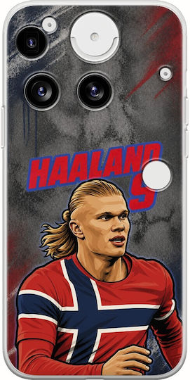 World Stars Collection Erling Haaland Nothing Phone 3 5g Flexible TPU Transparent Silicone Case