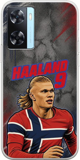 World Stars Collection Erling Haaland Oppo A77 5g Flexible TPU Transparent Silicone Case