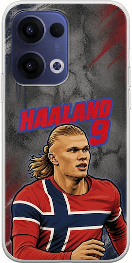 World Stars Collection Case Erling Haaland Oppo Reno 13 5g Flexible TPU Transparent Silicone