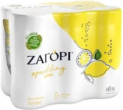 Zagori Carbonated Water with Lemon Flavor x0.33lt