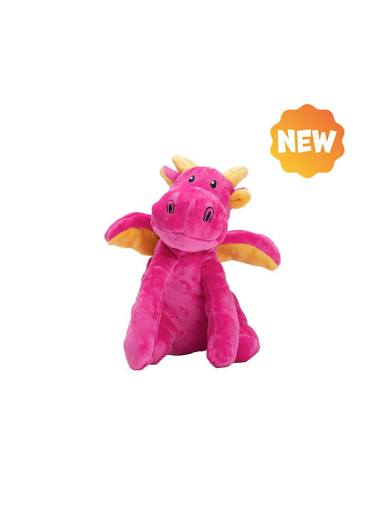 Uniq Cuddly Dog Toy With Sound 27cm Pink 1 Piece