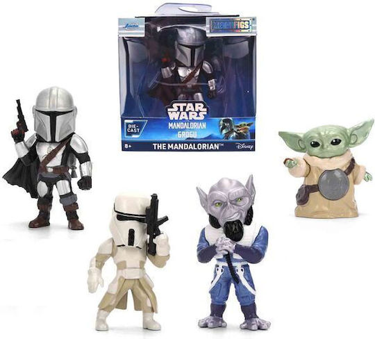 Star Wars Mandalorian & Grogu Metalfigs Assorted Figure 7cm 12 Τεμ