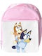 Children's Bag Bluey Pink 33x25x10cm