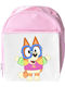 Children's Bag Bluey Pink 33x25x10cm