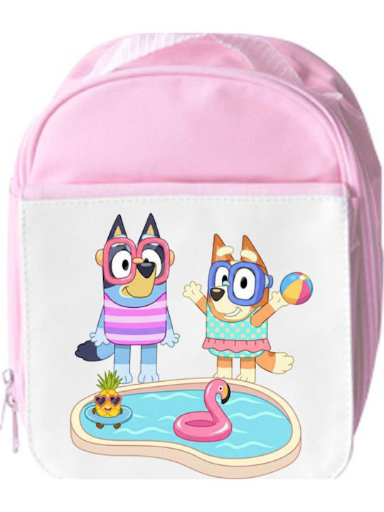 Παιδική Τσάντα Bluey Ροζ 33x25x10cm