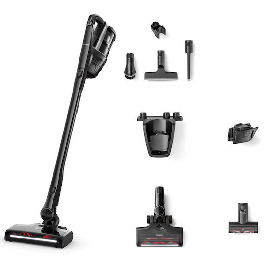 Miele Triflex Hx3 Επαναφορτιζόμενη Σκούπα 2 σε 1 Stick & Χειρός 25.2V Μαύρη