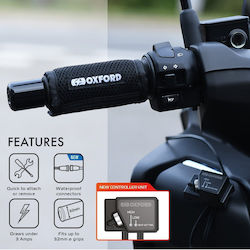 Oxford 12v Heated Handlebar Covers Quad Winter Scooter