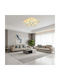 Alista Home Πλαφονιέρα Οροφής Λευκή με Ενσωματωμένο LED και Τηλεχειριστήριο