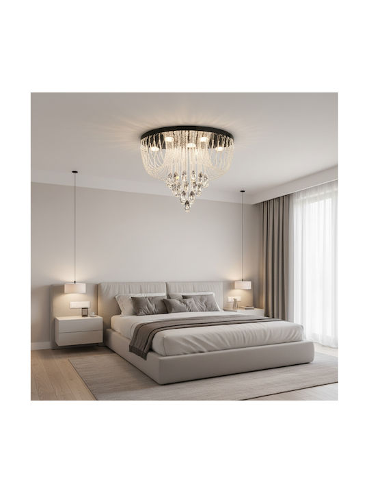 Alista Home Plafonieră de Tavan cu LED Integrat și Cristale