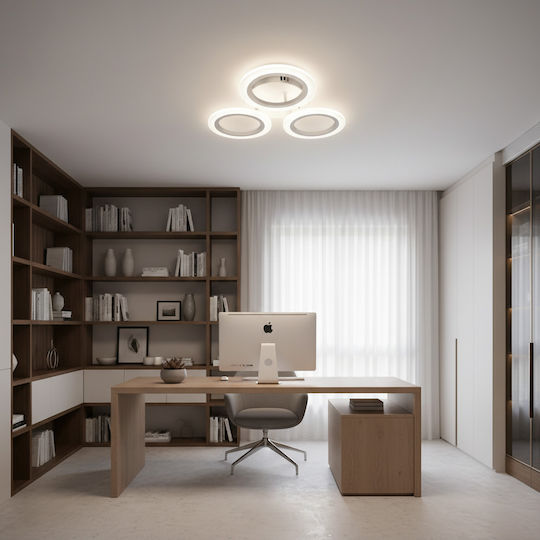 Alista Home Таванна плафониера Бяла с Интегриран LED