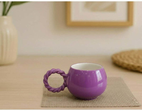 SteweHome Keramiktasse Lila 130ml