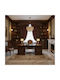 Alista Home Candelabru 5xE14 Ø40cm cu Cristale Auriu AT1CT-IM1P-HT2L-CC6736/400GD