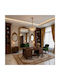 Alista Home Chandelier 3xE14 Ø50cm with Crystals Gold AT1CT-IM1P-HT2L-CC6737/500GD