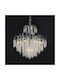Alista Home Candelabru 5xE14 Ø50cm cu Cristale Transparent AT1CT-IM1P-HT2L-CC9311/5CR