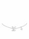 Jooliete Women's Silver Handcuff Bracelet with Zircon