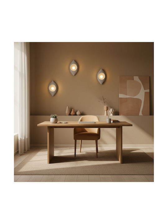 Alista Home Modern Lămpi de Perete cu Dulie E27 Gri 30x20x11cm