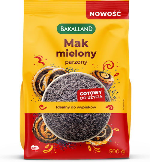Печено Смляно Маково Семе Синьо 500г Bakalland