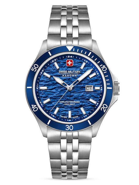 Swiss Military Hanowa Flagship Herrenuhr Batter...