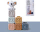 Baby Cloud Activity Cube from Silicone with Sounds for 6+ Months