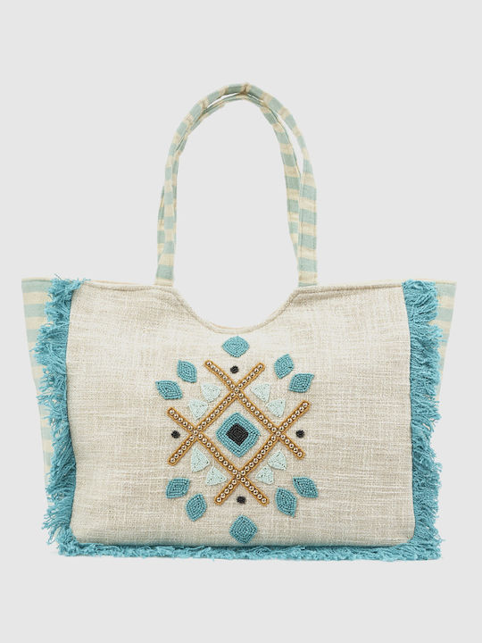 Verde Verde Strandtasche Blau