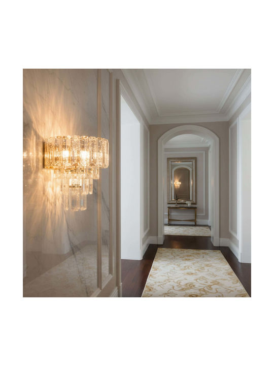 Alista Home Lampă de Perete cu Dulie E14 Auriu 26cm