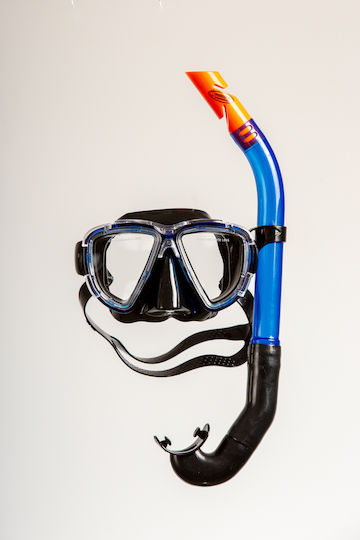 Florida Skiathos Diving Mask with Snorkel Blue