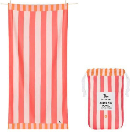 Dock & Bay Quickdry Микрофибърна кърпа за тяло Оранжева 200x90см.