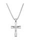 Silver And More Мъжки Кръст от Стомана с Верига