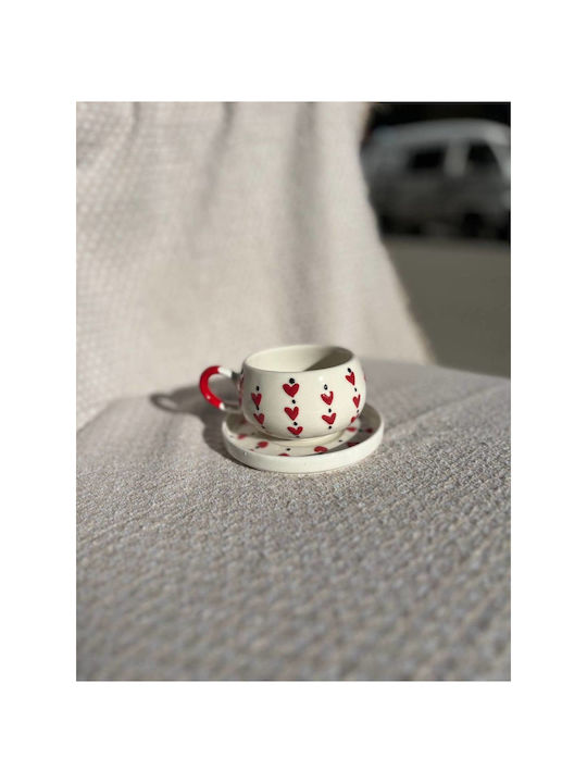 SteweHome Ceramic Red Mug 200ml
