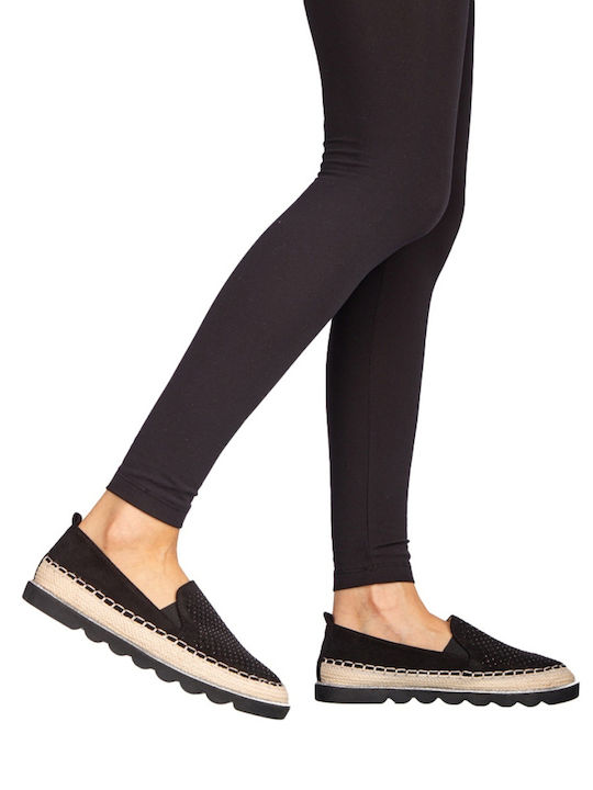 Damen Espadrilles in Schwarz Farbe