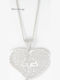 Necklace Heart Silver 925 Chain New