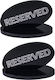 Set 2 Culinaro Reserved Signs Restaurant Made Acrylic Black
