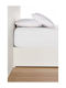 Living Home Double Bed Sheet With Rubber Hugger 160x200+40cm Silber