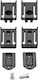 Qbrick System Custom Set 3 Adapter Set Box Wall