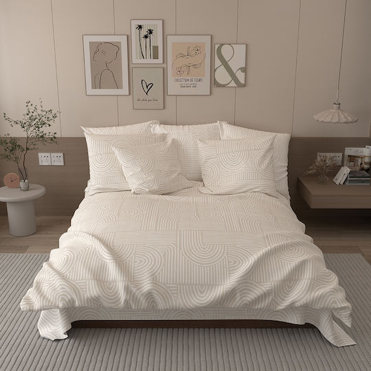 Charalambidis Tagesdecken Einzel Beige 160x220cm