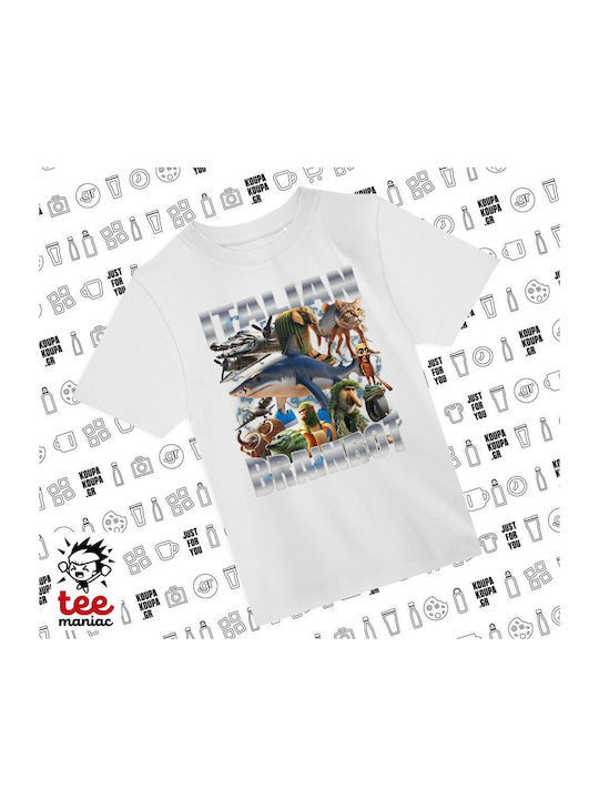 Koupakoupa Kinderoberteile T-Shirt Weiß Italian...
