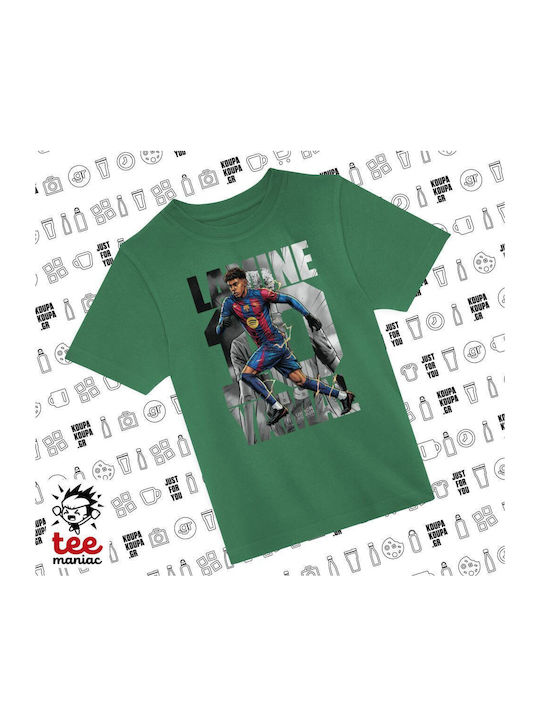 Koupakoupa Kinderoberteile T-Shirt Grün Lamine ...