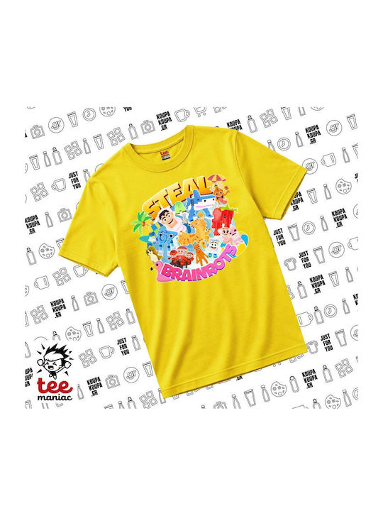 Koupakoupa Kinderoberteile T-Shirt Gelb Roblox ...