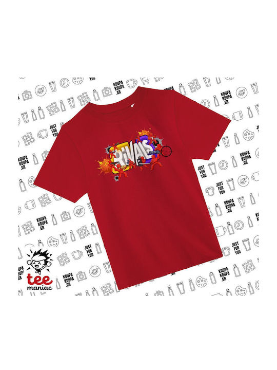 Koupakoupa Kinderoberteile T-Shirt Rot Roblox R...